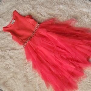 Girls pink dress size 14